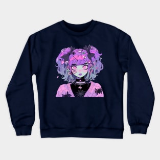 Cute Pastel Goth Egirl Crewneck Sweatshirt